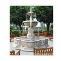 Water Fountain with White Marble Stone